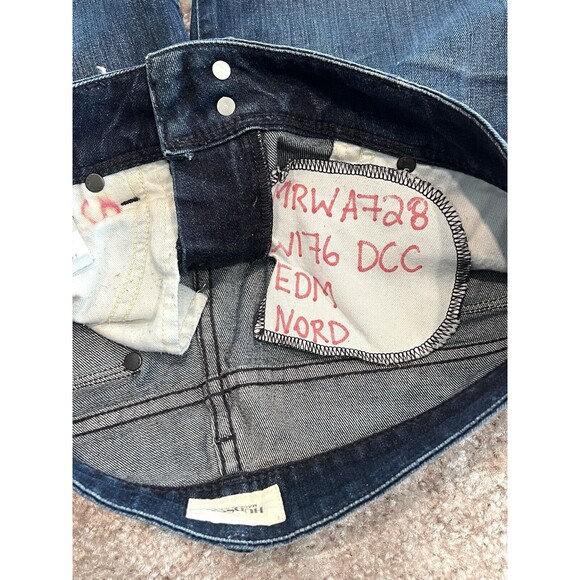 Hudson Jeans Pants Womens 27 Blue Denim Cotton Blend Stretch Made USA Pockets - Picture 13 of 13